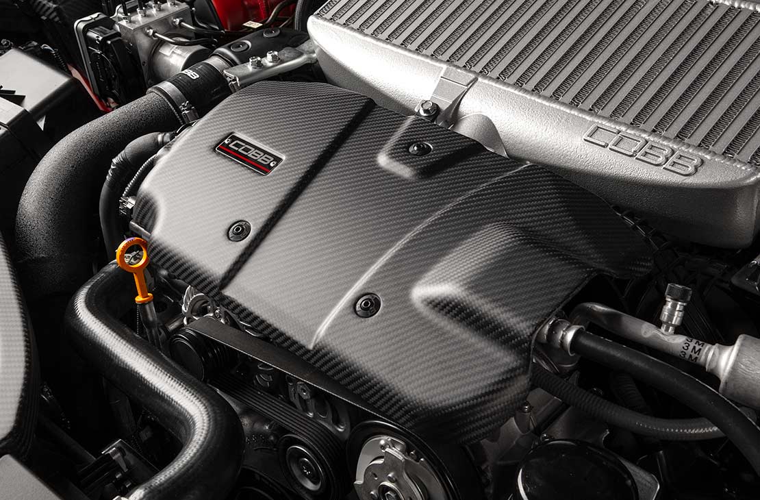 Subaru Redline Matte Carbon Fiber Engine Cover WRX 2022-2025
