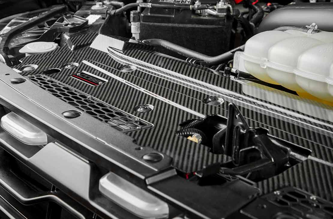 Redline Carbon Fiber Radiator Shroud for Ford F-150 Raptor, Raptor R 2024-2026