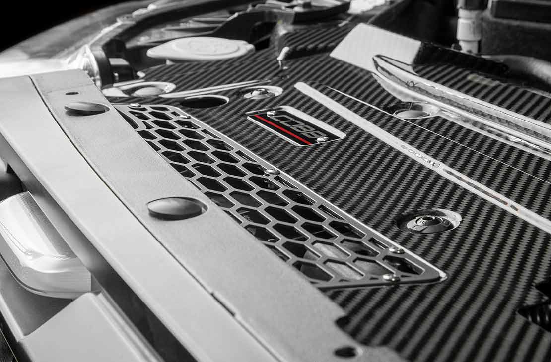 Redline Carbon Fiber Radiator Shroud for Ford F-150 Raptor, Raptor R 2024-2026
