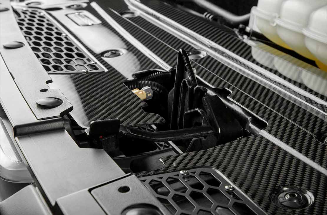 Redline Carbon Fiber Radiator Shroud for Ford F-150 Raptor, Raptor R 2024-2026