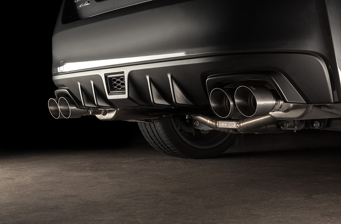 Subaru Brushed Titanium Tip Kit WRX 2011-2024, STI 2011-2021