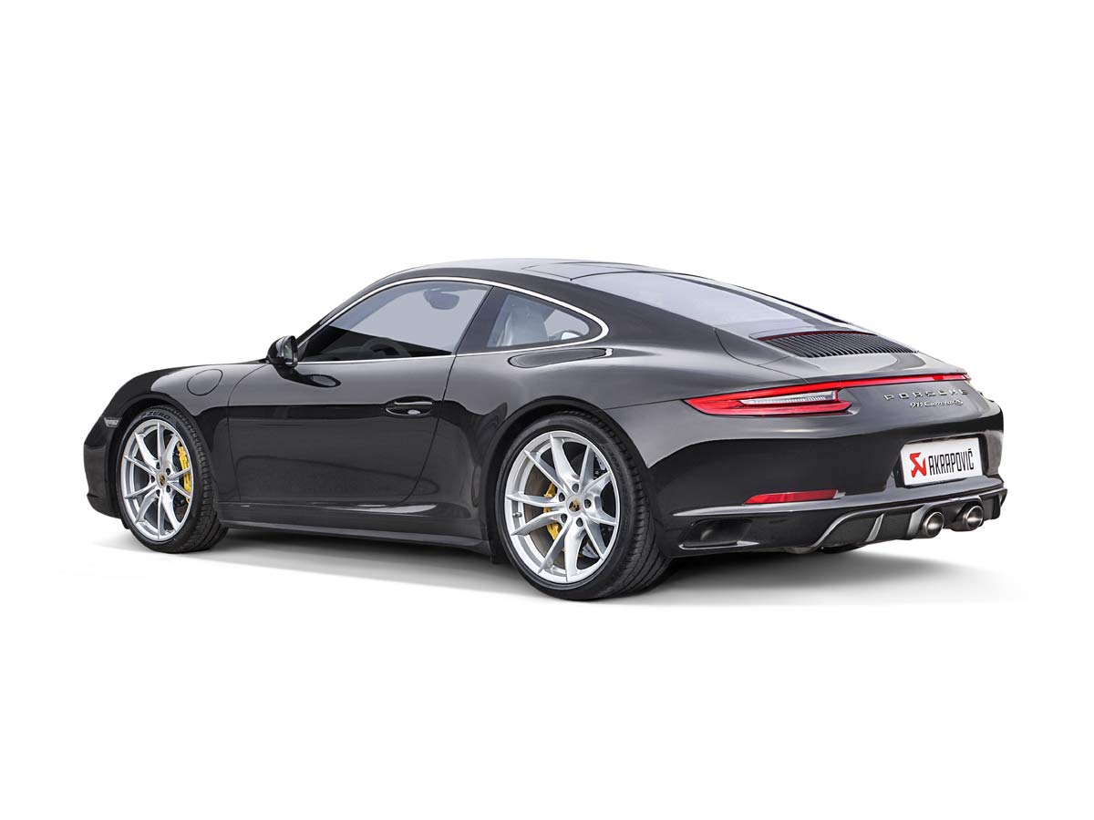 Porsche Akrapovic Slip-On Line (Titanium) Exhaust Tips 911 991.2 Carrera / S / GTS 2017-2018
