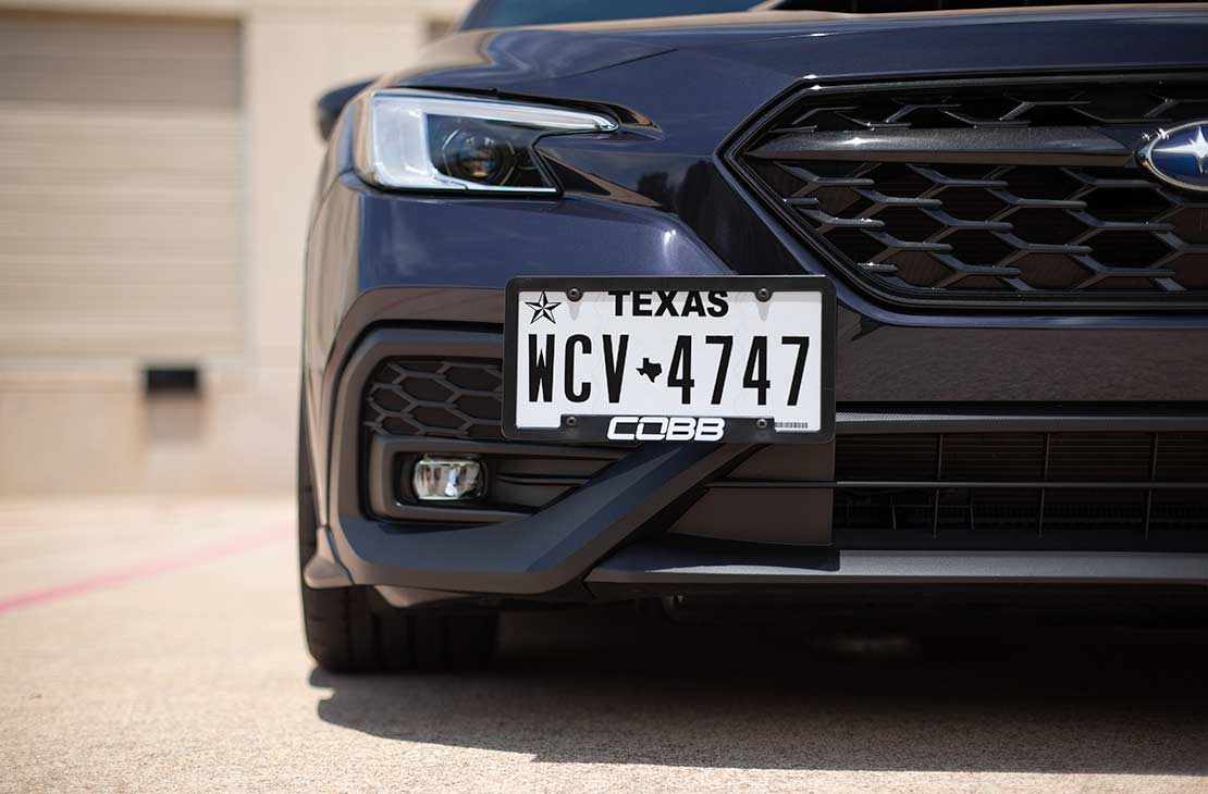 Redline Carbon Fiber License Plate Relocation Mount