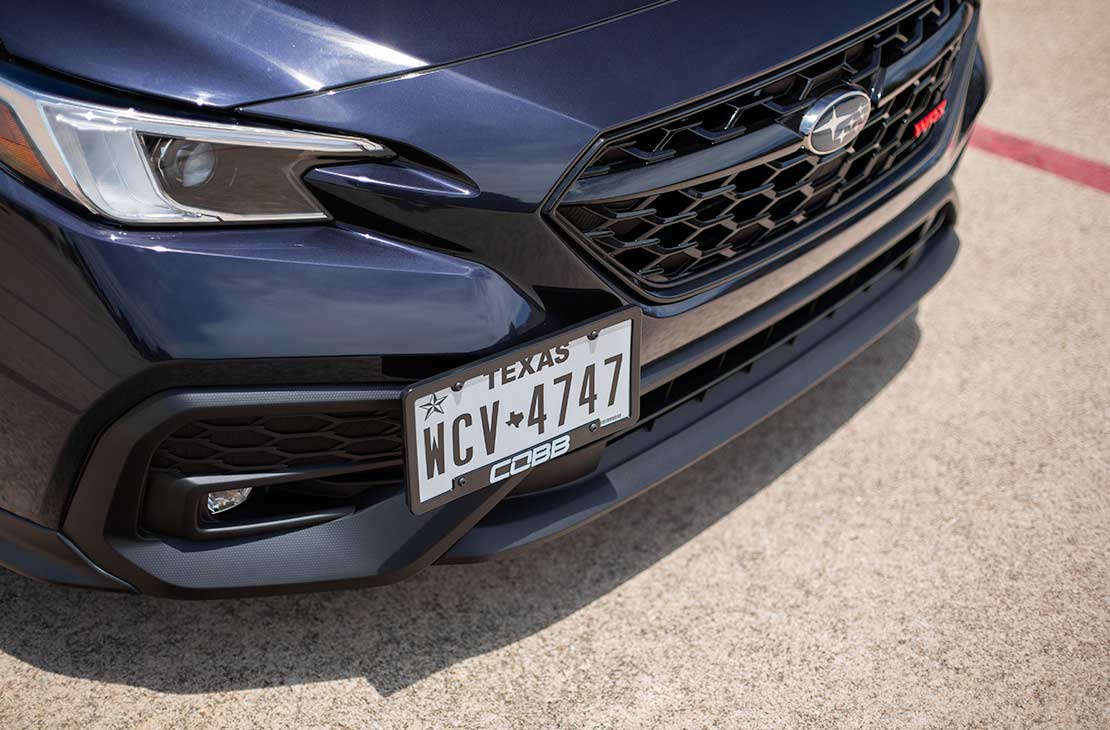 Redline Carbon Fiber License Plate Relocation Mount