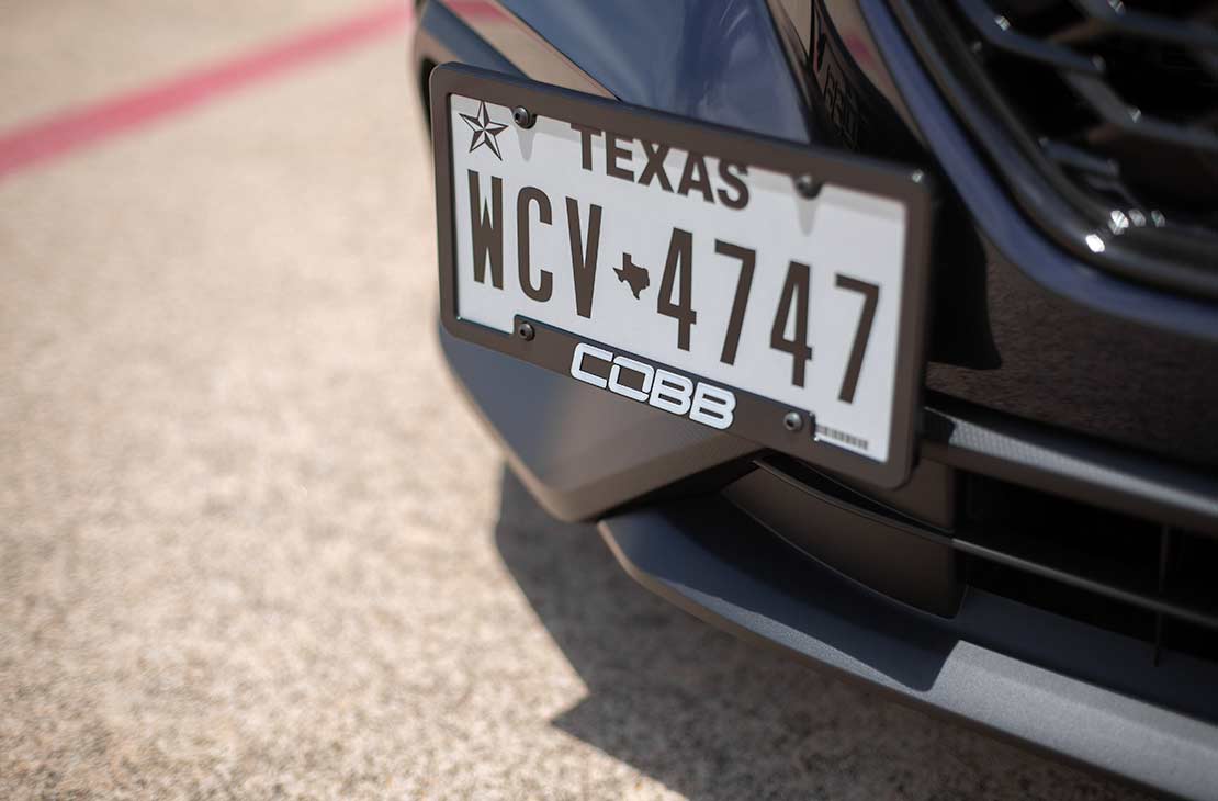 Redline Carbon Fiber License Plate Relocation Mount