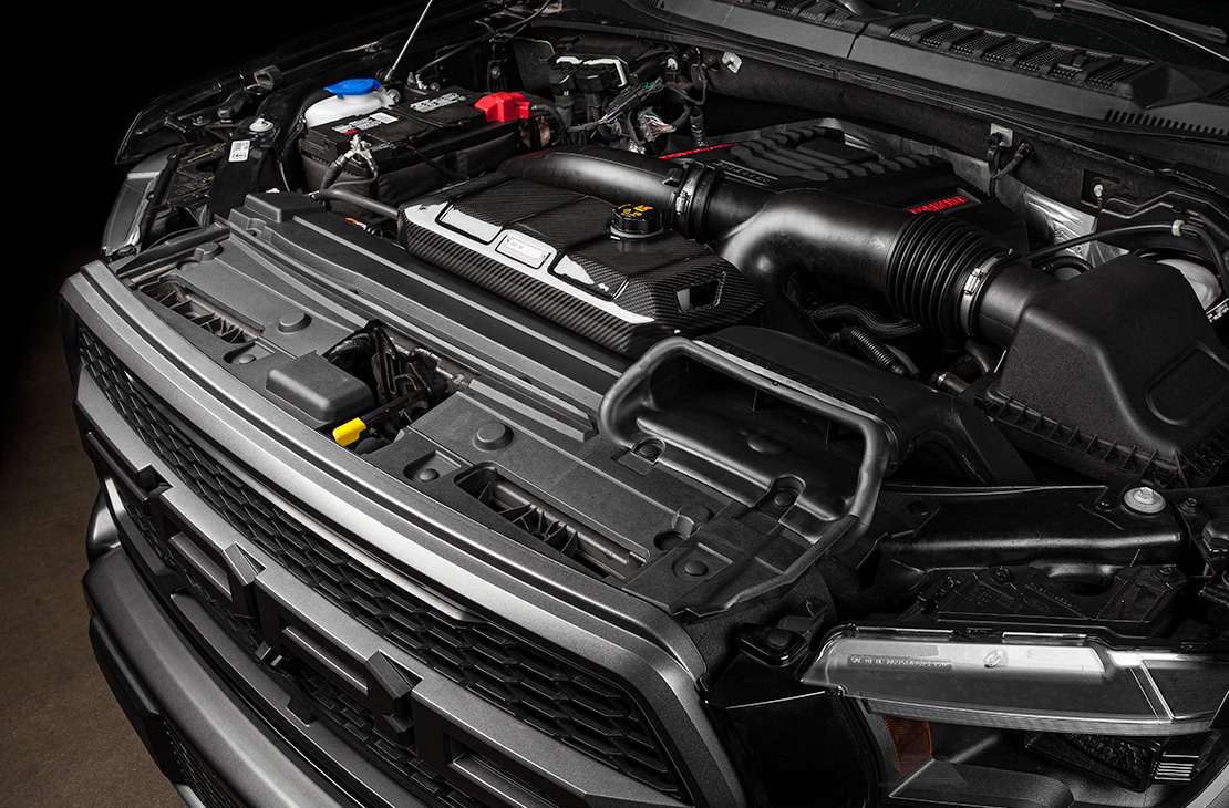 Ford Redline Carbon Fiber Coolant Cover F-150 EcoBoost Raptor / Limited / 3.5L / 2.7L
