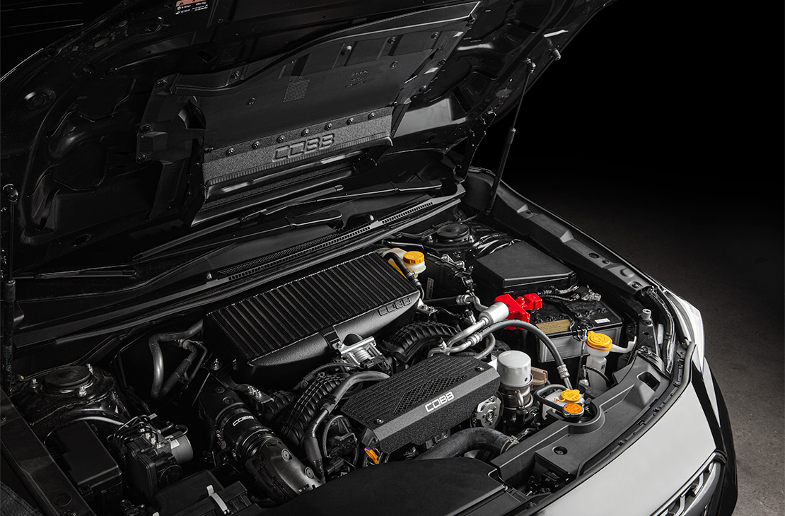 Subaru Top Mount Intercooler Kit Black WRX 2022