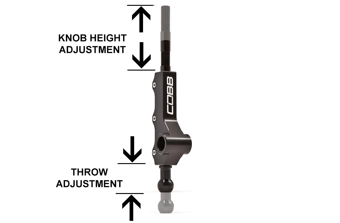 Subaru 02-07 WRX 5MT Stage 1+ Drivetrain Package w/ Wide Barrel Shifter (Weighted COBB Knob)