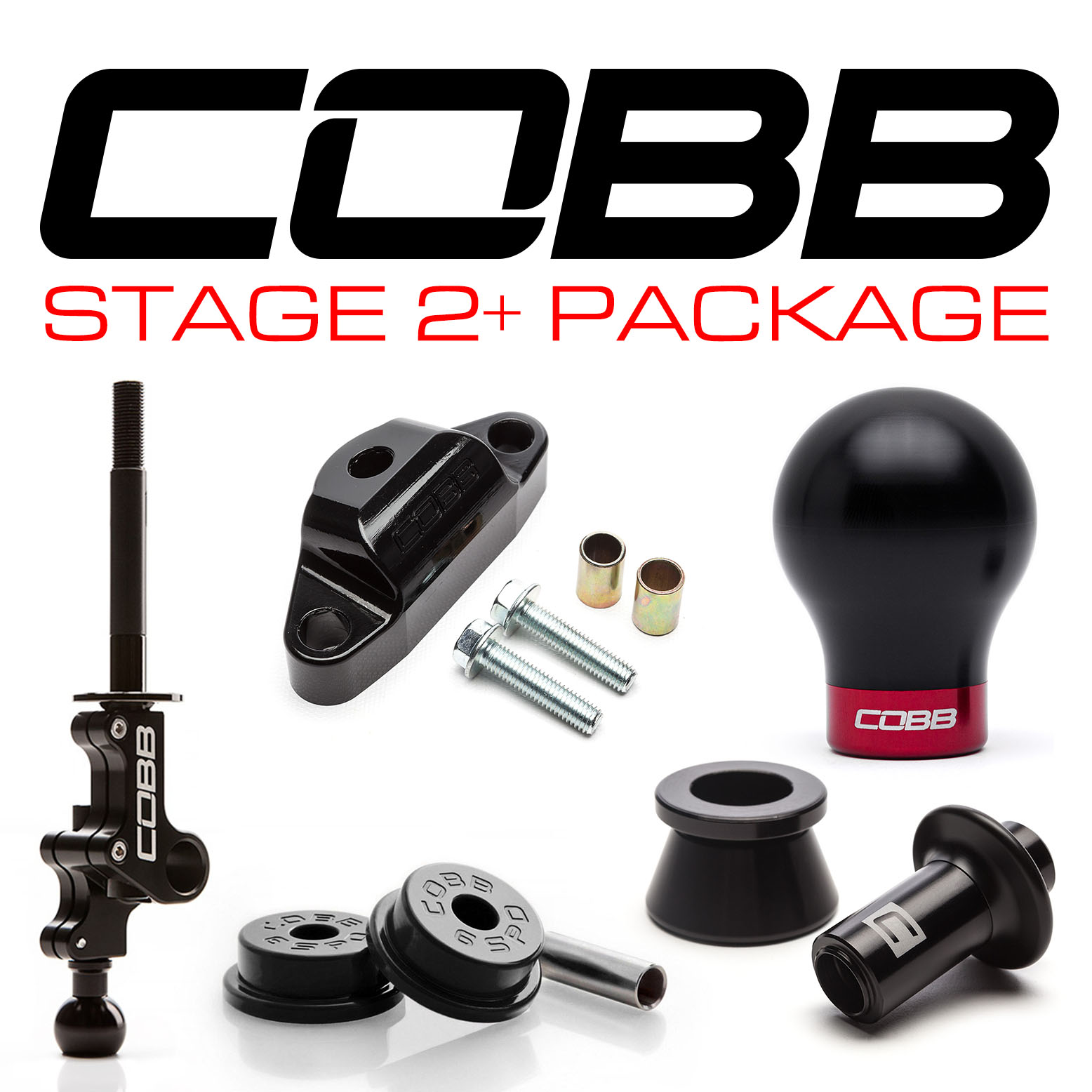 Subaru STI 6MT Stage 2+ Drivetrain Package (Weighted COBB Knob)