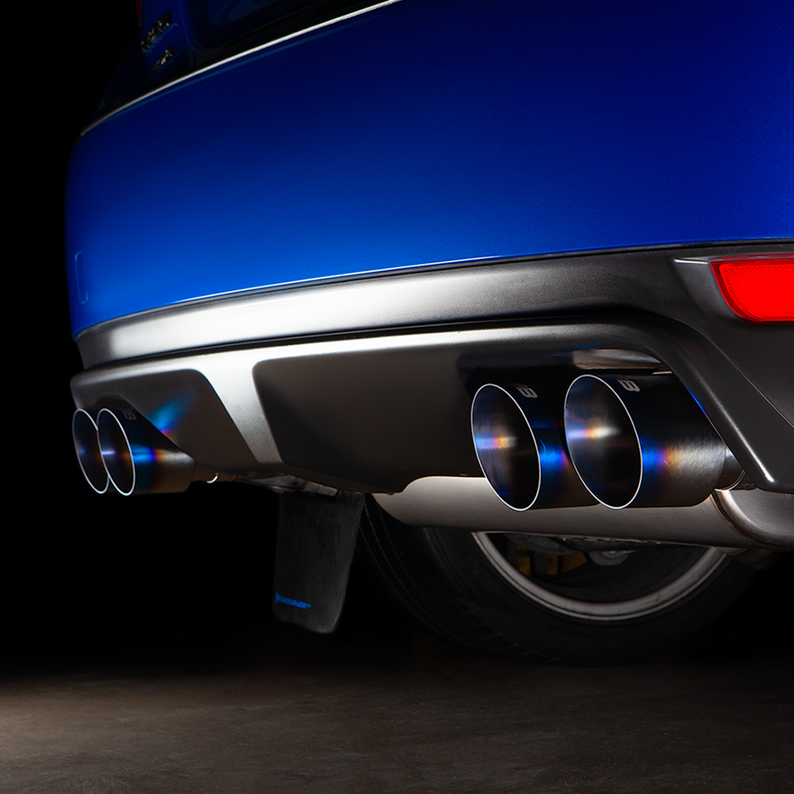 Subaru Blued Titanium Tip Kit WRX 2011-2014, STI 2011-2021
