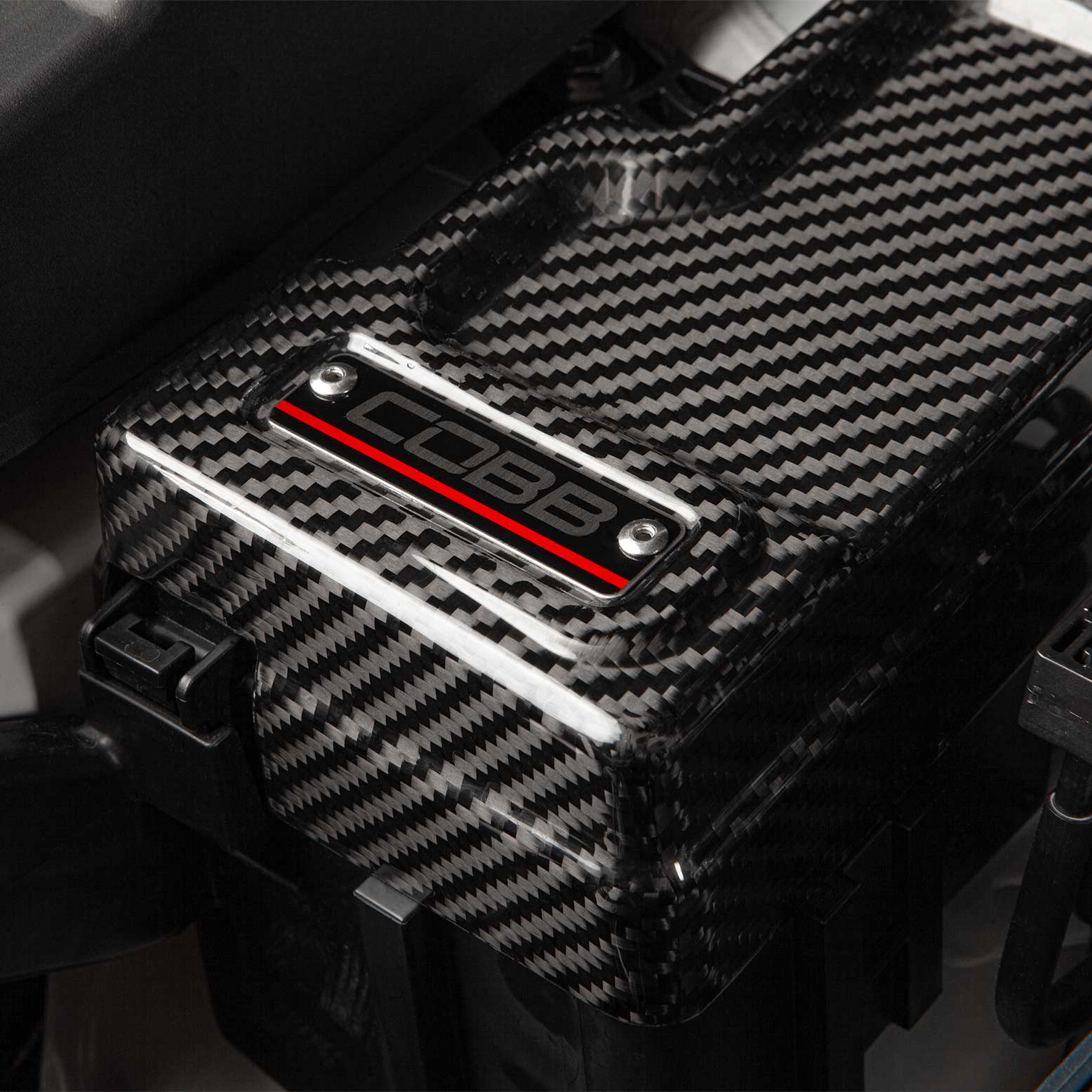 COBB Tuning - Subaru Redline Carbon Fiber Fuse Cover (Passenger Side ...