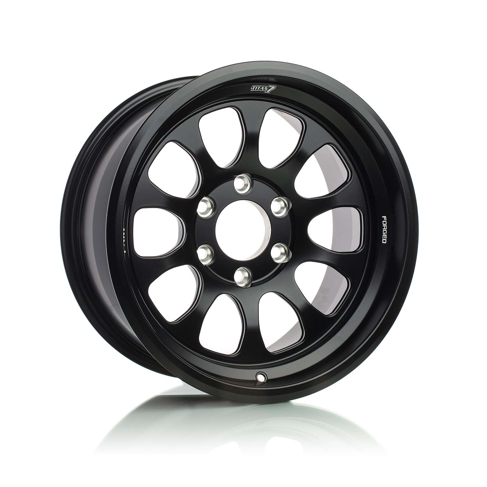 Titan7 T-AK1 Forged Off-Road Wheel Machine Black for Ford F-150 EcoBoost Raptor / Limited / 3.5L / 2.7L