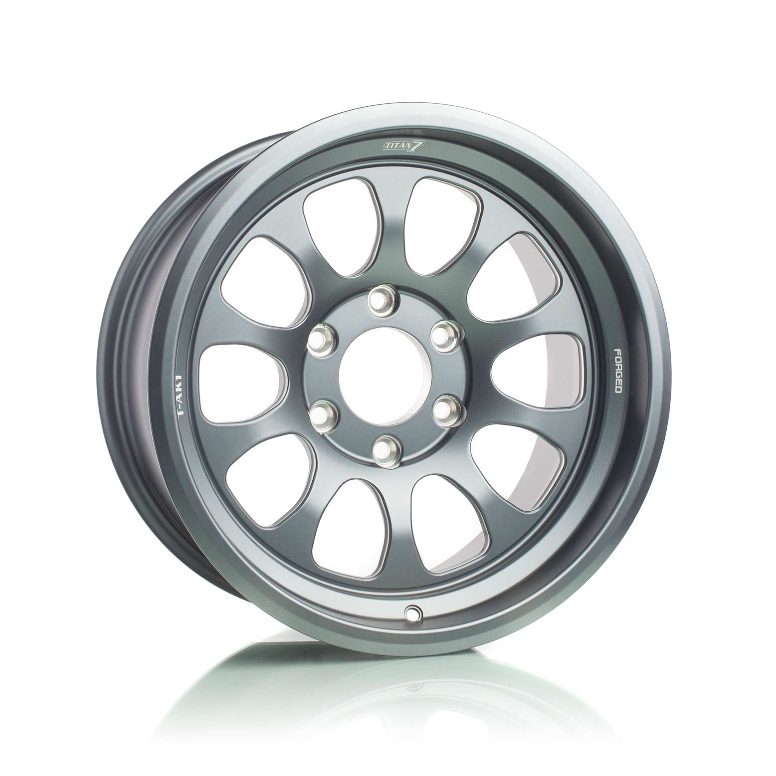 Titan7 T-AK1 Forged Off-Road Wheel Satin Titanium for Ford F-150 EcoBoost Raptor / Limited / 3.5L / 2.7L