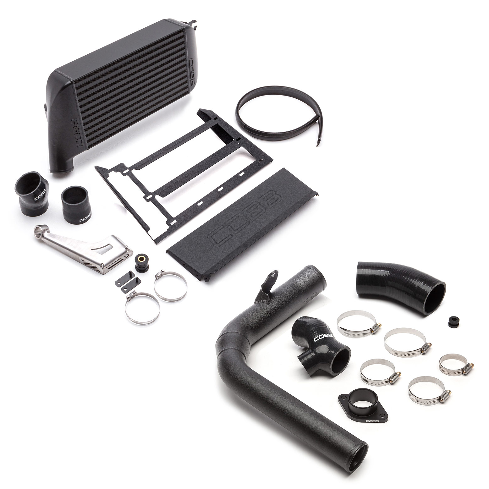 Subaru Top Mount Intercooler Kit Black WRX 2015-2021