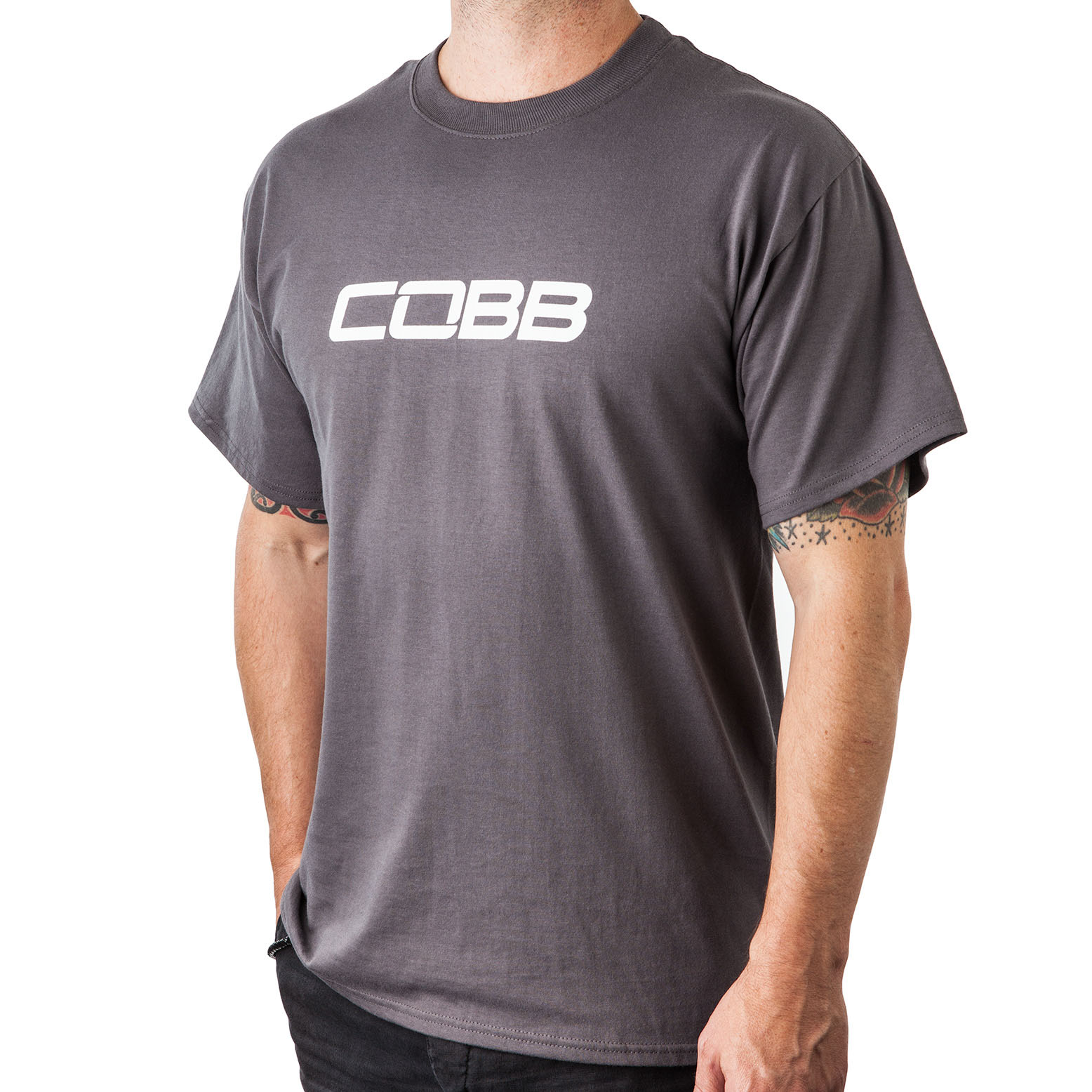 COBB Tuning Logo T-Shirt - Men's Gray