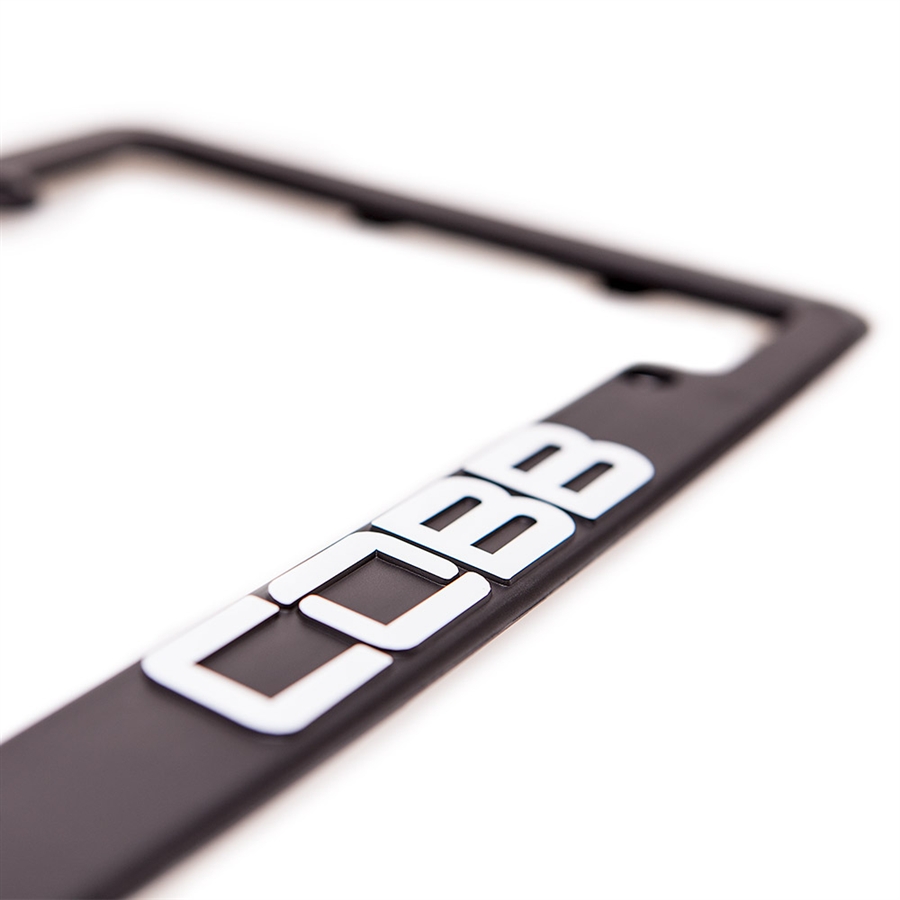 New COBB Black License Plate Frame