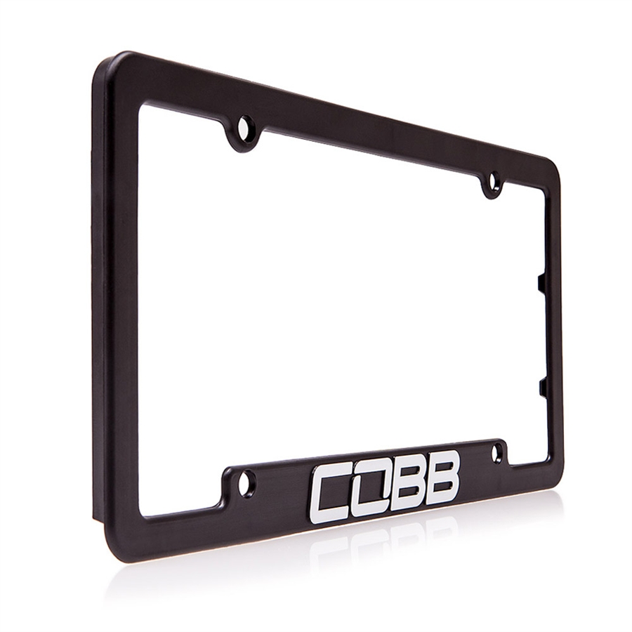 New COBB Black License Plate Frame