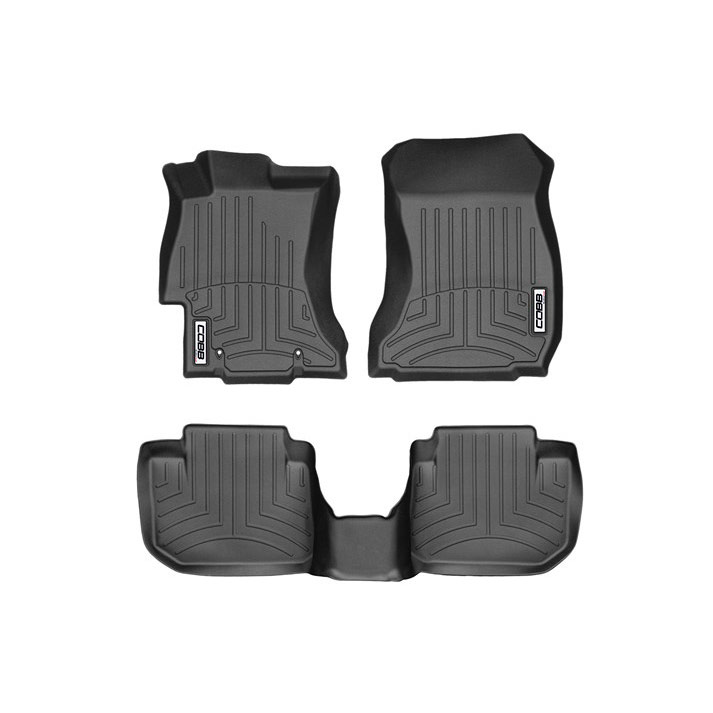 COBB x WeatherTech Front and Rear FloorLiner Set Subaru WRX 2022+