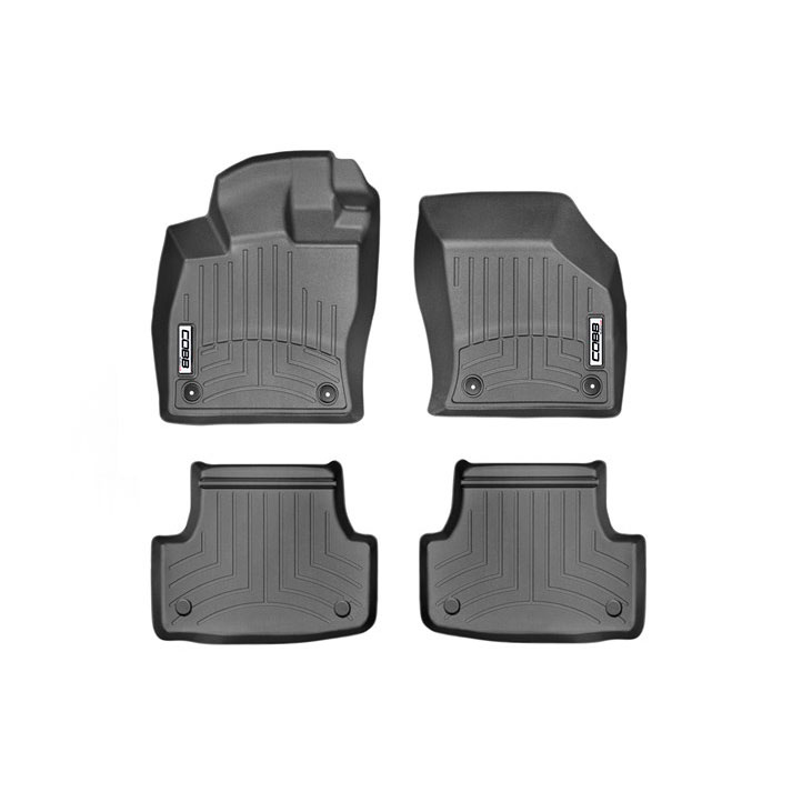 COBB x WeatherTech FloorLiner and Rear FloorLiner Set for VW Golf, GTI, Golf R, Audi S3, A3