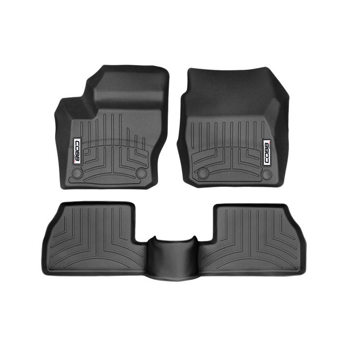 超目玉 TMB Floor Mats for Ford Focus 2011-2018 All Weather Heavy Duty Custom  Fitment Oderless Anti Slip