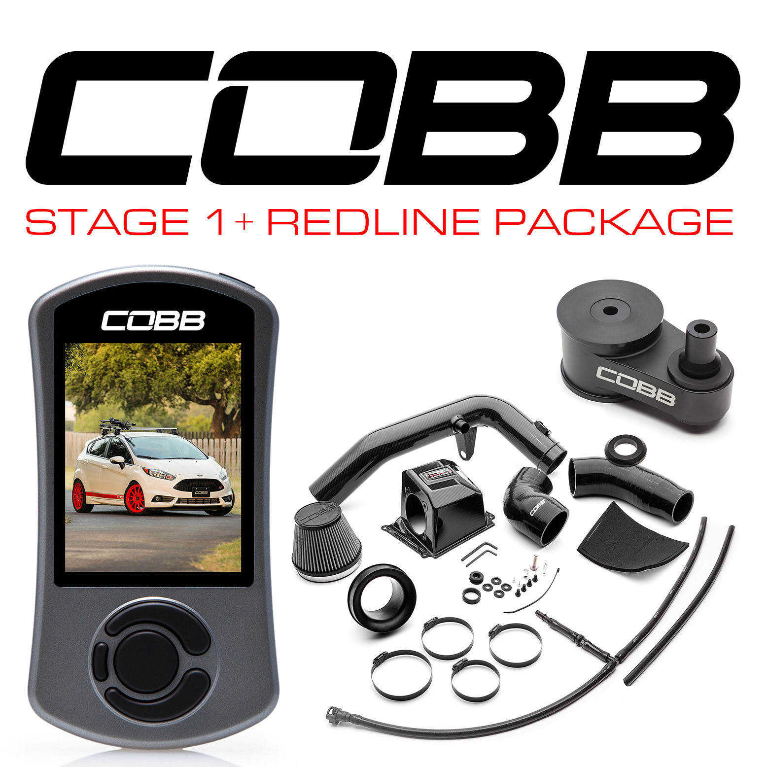 Ford Stage 1+ Redline Carbon Fiber Power Package Fiesta ST 2014-2019