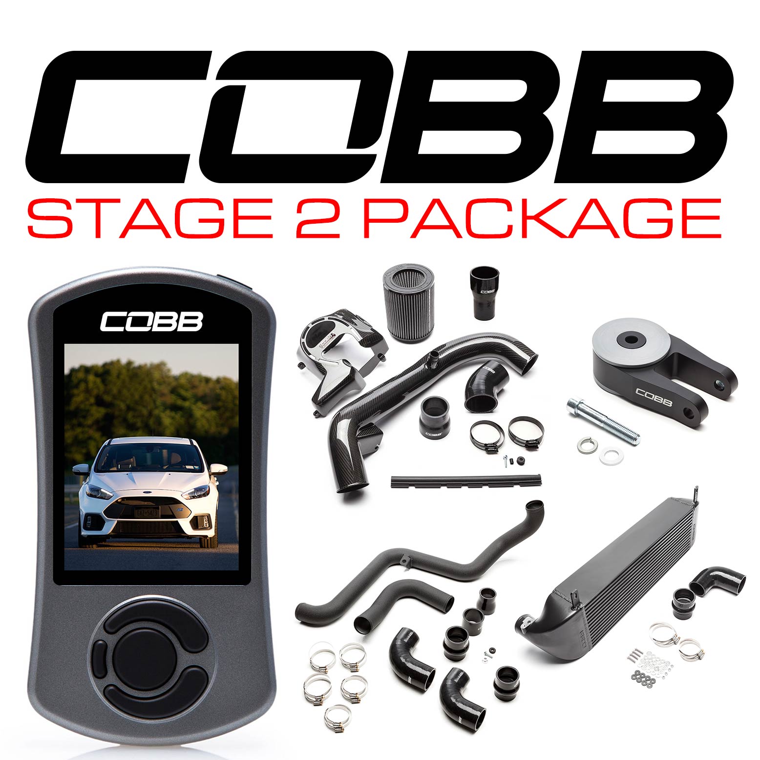 Ford Stage 2 Power Package Black Focus RS 2016-2018