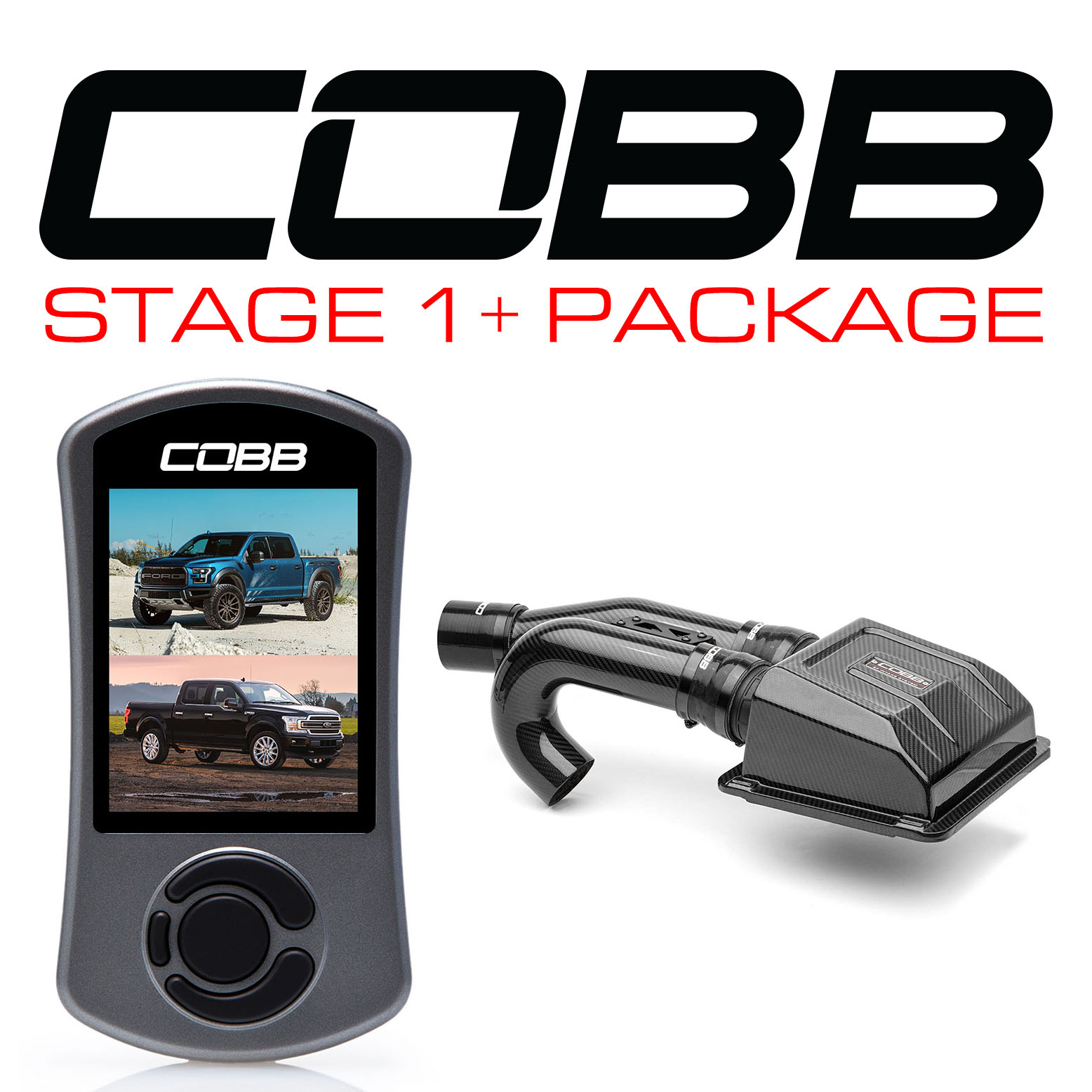 Ford Stage 1+ Redline Carbon Fiber Power Package F-150 Ecoboost Raptor / Limited