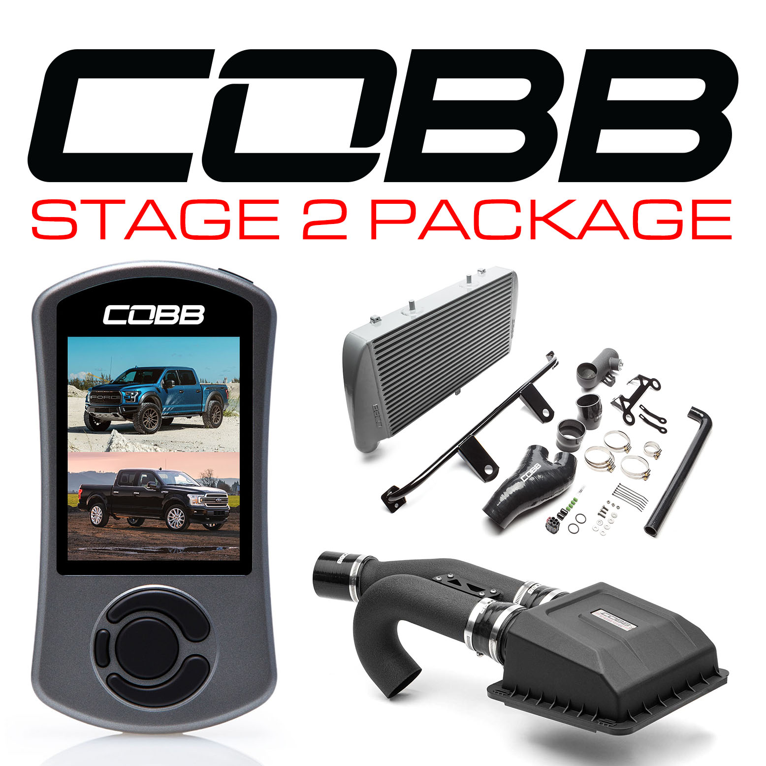Ford Stage 2 Power Package Silver with TCM F-150 Ecoboost Raptor / Limited