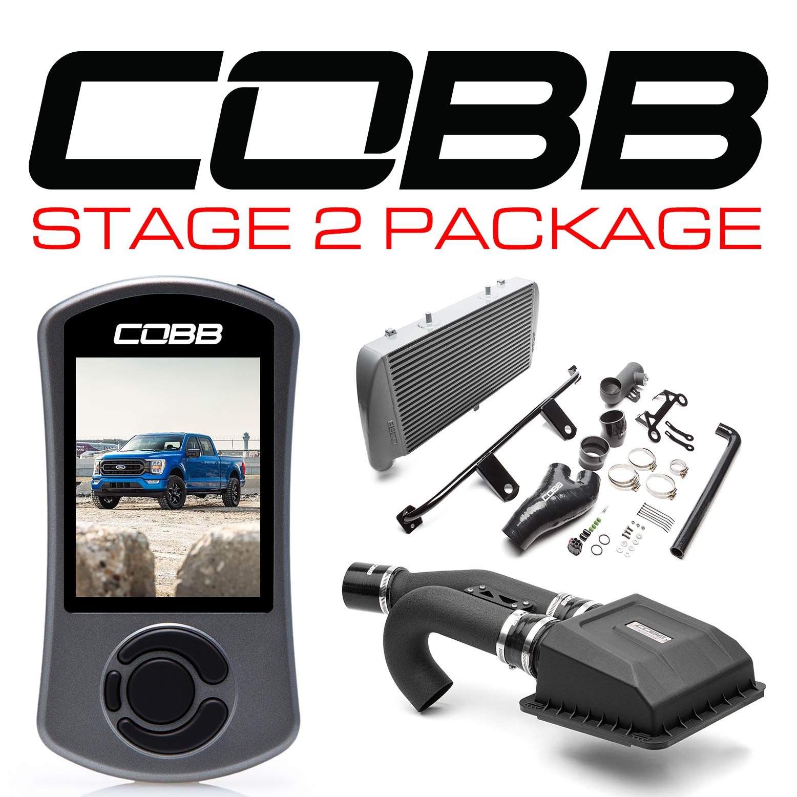 Stage 2 Power Package Silver FMIC (w/ HCT Intake) Ford F-150 Tremor 2021-2022