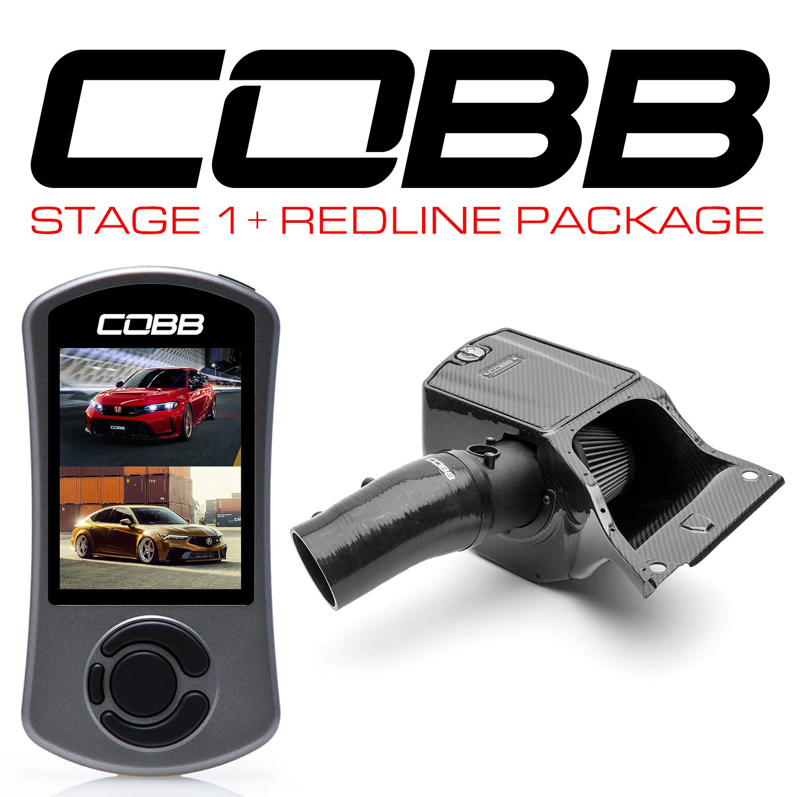 COBB Tuning - Stage 1 + Redline Carbon Fiber Power Package for