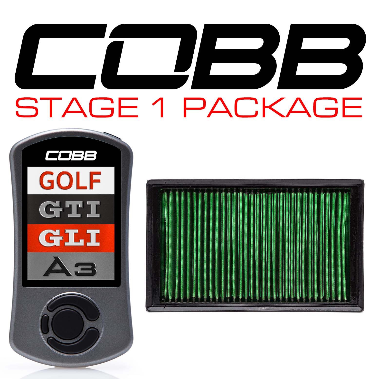 Stage 1 Power Package for Volkswagen (Mk7) Golf, (Mk7/Mk7.5) GTI, Jetta (A7) GLI, Audi A3 (8V)