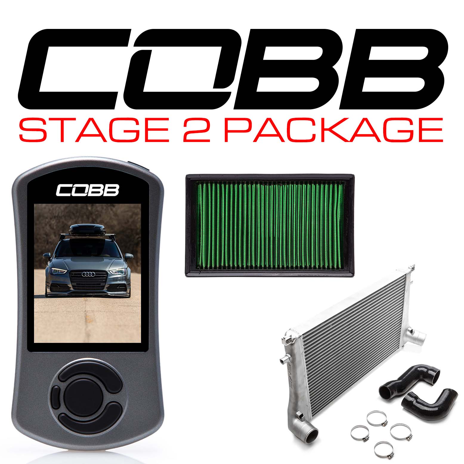 Audi Stage 2 Power Package with S Tronic Flashing A3 FWD/Quattro (8V)