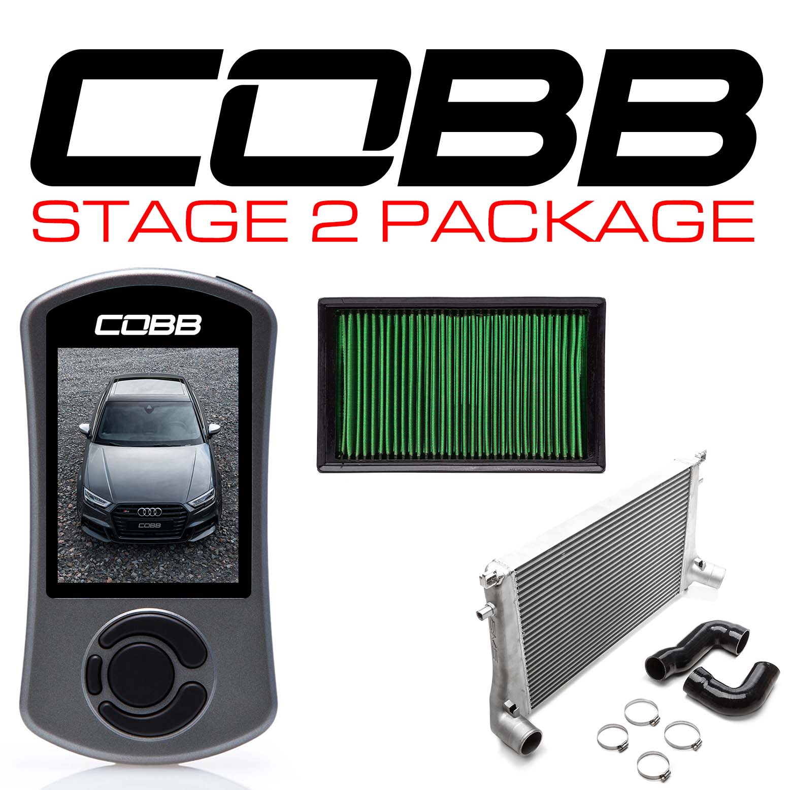 Audi Stage 2 Power Package with S Tronic Flashing S3 (8V)