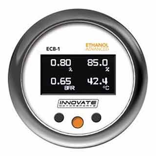 Innovate Motorsports ECB-1: Ethanol Content %, Boost, & Wideband Air/Fuel Ratio Gauge, Complete