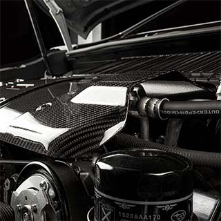 Subaru Redline Gloss Carbon Fiber Engine Cover WRX 2022-2025