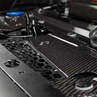 Redline Carbon Fiber Radiator Shroud for F-150 EcoBoost Raptor / Tremor / Limited / 3.5L / 2.7L 2021-2023