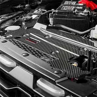 Redline Carbon Fiber Radiator Shroud for Ford F-150 Raptor, Raptor R 2024-2026