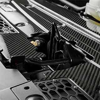 Redline Carbon Fiber Radiator Shroud for Ford F-150 Raptor, Raptor R 2024-2026