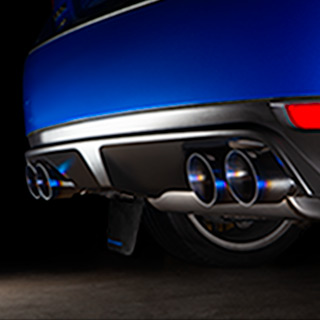 Subaru Blued Titanium Tip Kit WRX 2011-2014, STI 2011-2021
