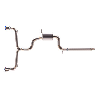 Volkswagen Titanium Cat-Back Exhaust (Mk8) GTI