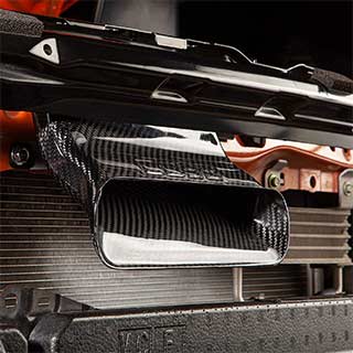 Subaru Redline Gloss Carbon Fiber Intake Grill Scoop WRX 2022-2025