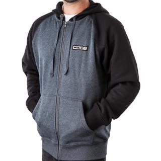 COBB Tuning Logo Full-Zip Hoodie - Men's Grey/Black