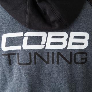 COBB Tuning Logo Full-Zip Hoodie - Men's Grey/Black
