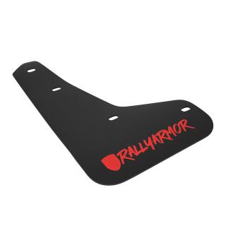 Rally Armor UR Mudflaps Black Urethane Red Altered Logo Ford Focus ST 2013-2018, Focus RS 2016-2018