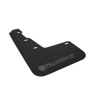 Rally Armor UR Mudflaps Black Urethane Grey Altered Logo Subaru STI 2015-2021, WRX 2015-2021