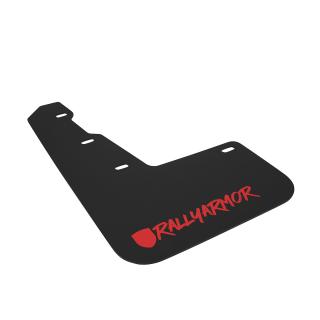 Rally Armor UR Mudflaps Black Urethane Red Altered Logo Subaru STI 2015-2021, WRX 2015-2021