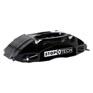 Stoptech ST-40 Big Brake Kit Front 355mm Black Slotted Rotors Subaru STI 2005-2014