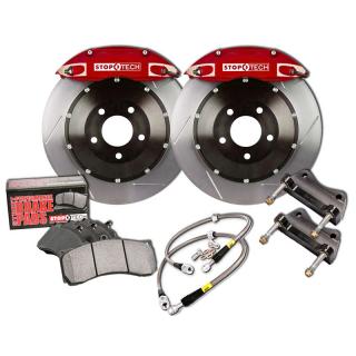 Stoptech ST-60 Big Brake Kit Front 355mm Red Slotted Rotors Subaru STI 2005-2014