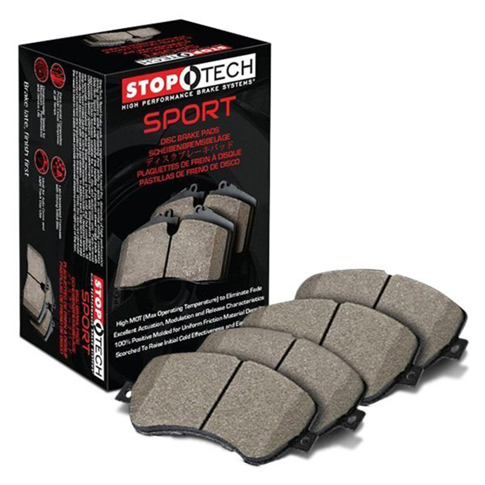 Stoptech Sport Performance Front Brake Pads Subaru WRX 08-10