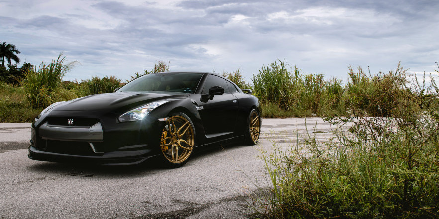 ADV.1 Black GTR on Gold 1